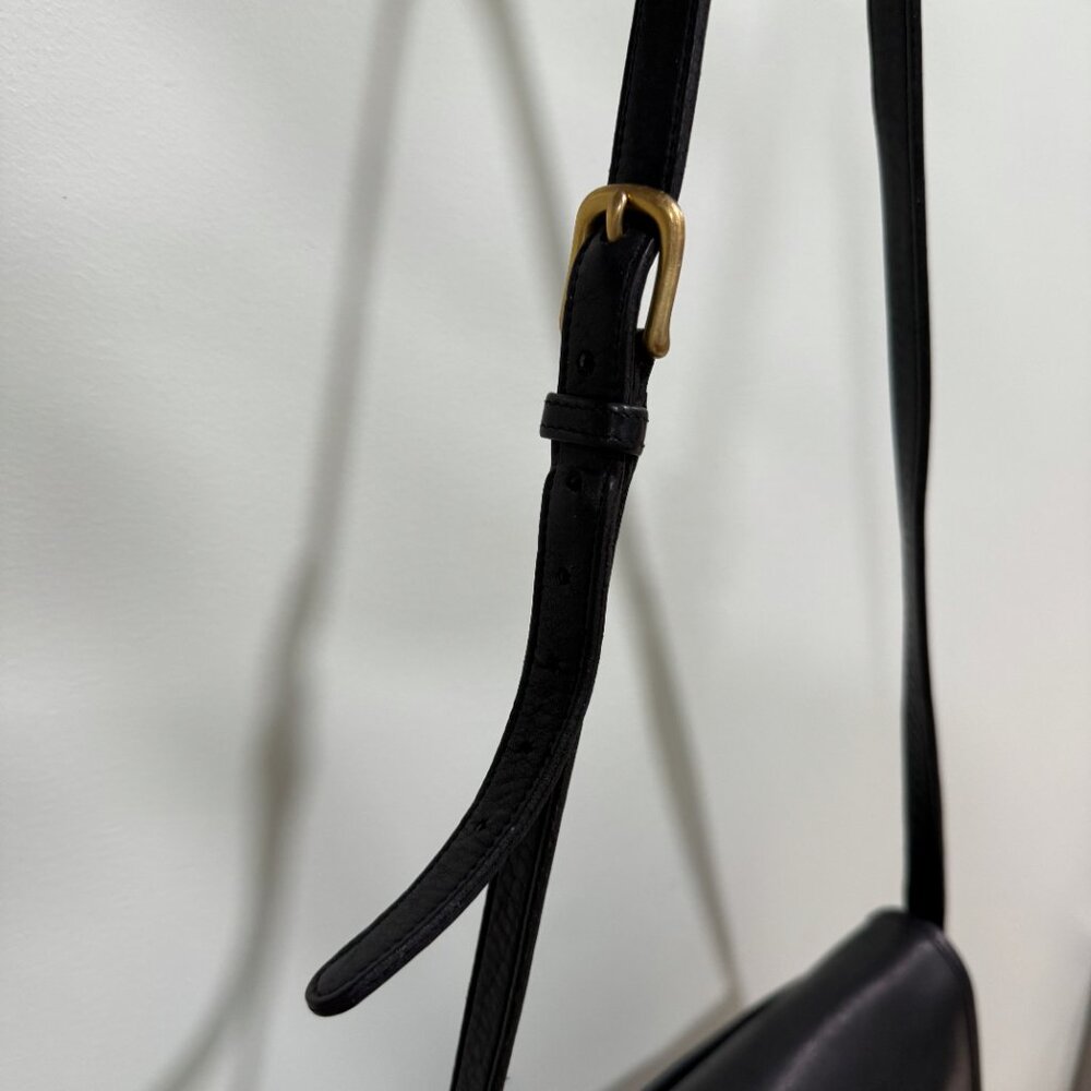 Coach Classic Vintage Y2K City Bag Black Leather Crossbody Handbag 9790 EUC - Picture 10 of 12